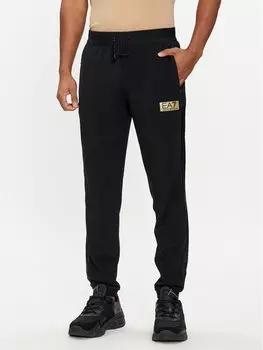 Спортивные брюки стандартного кроя Ea7 Emporio Armani, черный