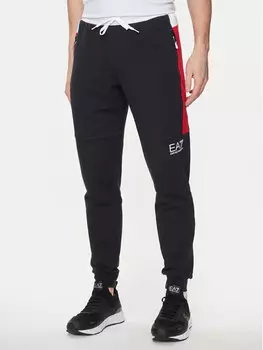 Спортивные брюки стандартного кроя Ea7 Emporio Armani, синий