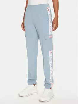 Спортивные брюки стандартного кроя Ea7 Emporio Armani, синий