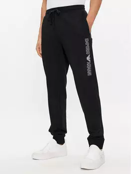 Спортивные брюки стандартного кроя Emporio Armani Underwear, черный