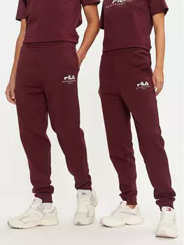 Спортивные брюки стандартного кроя Fila, красный