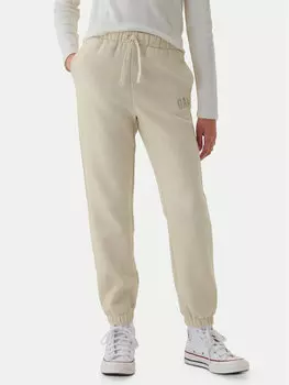 Спортивные брюки стандартного кроя Gap, бежевый