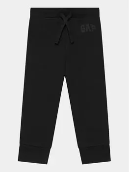Спортивные брюки стандартного кроя Gap, черный