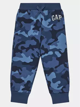 Спортивные брюки стандартного кроя Gap, синий