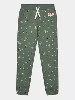 Спортивные брюки стандартного кроя Gap, зеленый