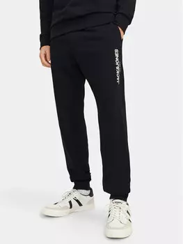 Спортивные брюки стандартного кроя Jack&Jones, черный