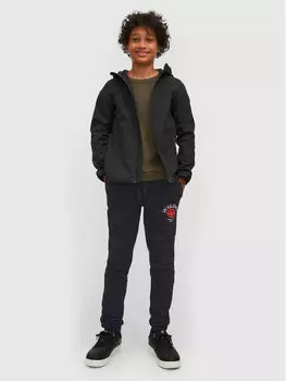 Спортивные брюки стандартного кроя Jack&Jones, черный