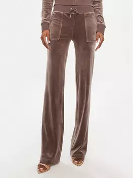 Спортивные брюки стандартного кроя Juicy Couture, коричневый