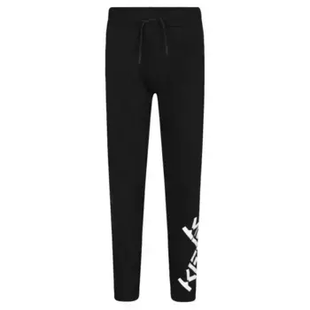 Спортивные брюки стандартного кроя Kenzo Kids, черный