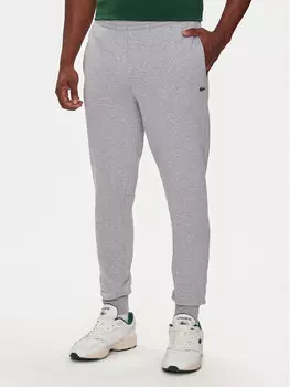 Спортивные брюки стандартного кроя Lacoste, серый