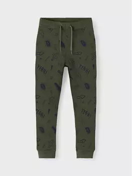 Спортивные брюки стандартного кроя Name It, зеленый