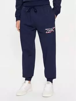 Спортивные брюки стандартного кроя Reebok, синий