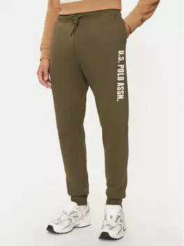 Спортивные брюки стандартного кроя U.S. Polo Assn., хаки