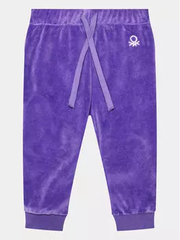 Спортивные брюки стандартного кроя United Colors Of Benetton, фиолетовый