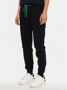 Спортивные брюки стандартного кроя United Colors Of Benetton, черный