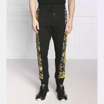 Спортивные брюки стандартного кроя Versace, черный