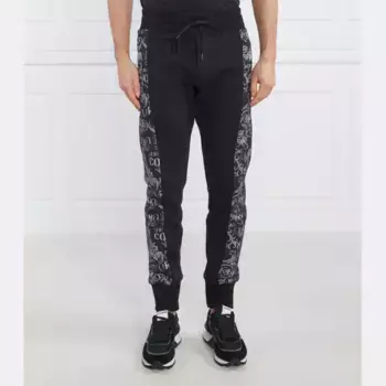 Спортивные брюки стандартного кроя Versace, черный