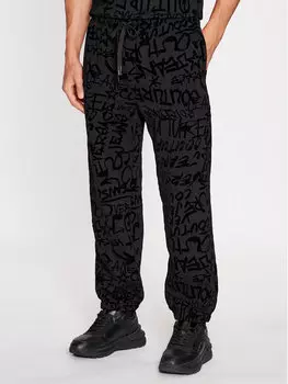Спортивные брюки стандартного кроя Versace Jeans Couture, черный
