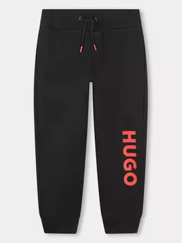 Спортивные брюки стандартной посадки Hugo, черный