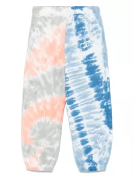 Спортивные брюки Stella McCartney Kids с принтом тай-дай, синий