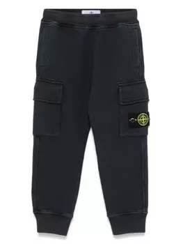Спортивные брюки Stone Island Junior Compass-badge, синий