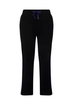 Спортивные брюки STRIPED ELASTIC WAIST Ulla Popken, черный