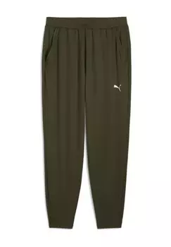 Спортивные брюки STUDIO FOUNDATION TAPERED Puma, оливковый