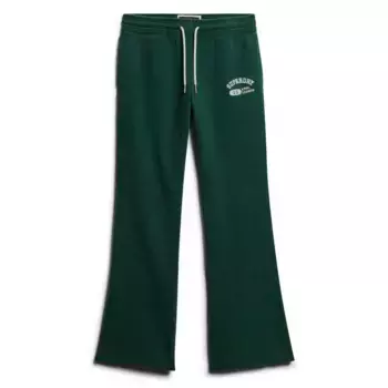 Спортивные брюки Superdry Athletic Low Rise Flare, зеленый