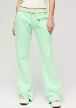 Спортивные брюки Superdry "NEON VL LOW RISE FLARE JOGGER", зеленый