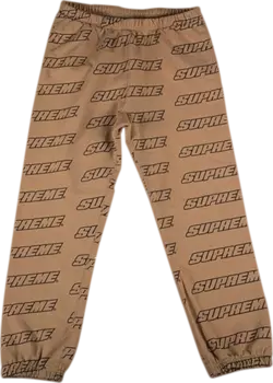 Спортивные брюки Supreme Repeat Sweatpant 'Brown', коричневый