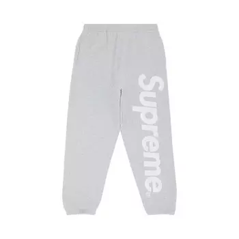 Спортивные брюки Supreme Satin Appliqu Sweatpant Heather Grey, серый