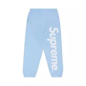 Спортивные брюки Supreme Satin Appliqu Sweatpant Light Blue, синий