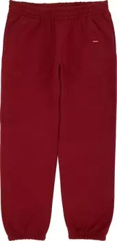 Спортивные брюки Supreme Small Box Sweatpant 'Dark Red', красный