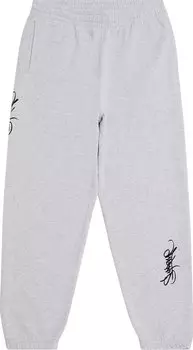Спортивные брюки Supreme Tag 'Ash Grey', серый