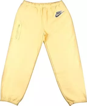 Спортивные брюки Supreme x Nike Cargo Sweatpant 'Pale Yellow', желтый