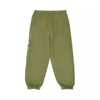 Спортивные брюки Supreme x Nike Sweatpant, зеленый