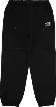 Спортивные брюки Supreme x The North Face Convertible Sweatpant 'Black', черный