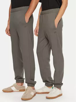 Спортивные брюки свободного кроя 4F, коричневый