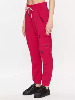 Спортивные брюки свободного кроя Aeronautica Militare, розовый