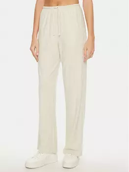 Спортивные брюки свободного кроя American Vintage, экрю