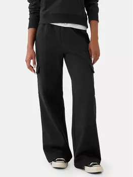 Спортивные брюки свободного кроя Gap, черный