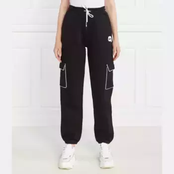 Спортивные брюки свободного кроя Ikonik 2.0 Karl Lagerfeld, черный
