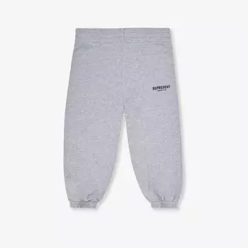 Спортивные брюки свободного кроя из хлопкового джерси с логотипом 1–4 года Represent, черный