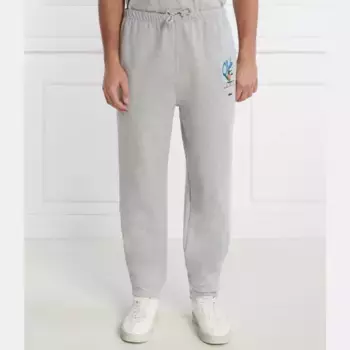 Спортивные брюки свободного кроя Lacoste, серый
