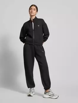 Спортивные брюки свободного кроя с этикеткой, модель «CECILIA» Guess Activewear, черный