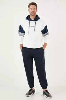 Спортивные брюки свободного кроя с хлопковым поясом 5908015 Buratti, индиго