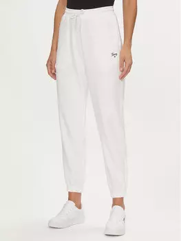 Спортивные брюки свободного кроя Tommy Jeans, белый