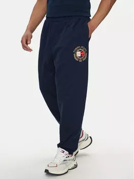 Спортивные брюки свободного кроя Tommy Jeans, синий