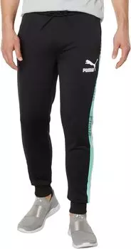 Спортивные брюки T7 PUMA, цвет Black/Mint