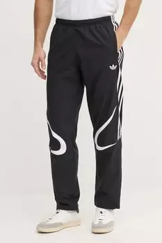 Спортивные брюки Teamgeist Adidas Originals, черный